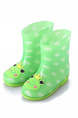 Green PVC Wellington Waterproof Girl Shoes for Casual Rain 
