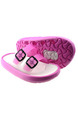 Pink and White PVC Comfort Slide Buckle Girl Shoes for Casual