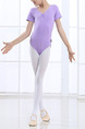 Purple Neck Drawstring Round Neck Back Ballet Girl Ballet for Ballet