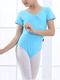 Blue Neck Drawstring Round Neck Back Ballet Girl Ballet for Ballet
