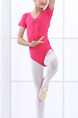 Pink Neck Drawstring Round Neck Back Ballet Girl Ballet for Ballet