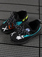 Black Colorful Polyester Comfort Lace Up Boy Shoes for Casual 
