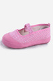 Pink Canvas Comfort Flats Girl Shoes for Casual Party