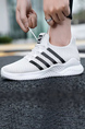 White Mesh Round Toe Platform Breathable Shoes Casual