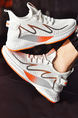 White Mesh Round Toe Platform Casual Couple Sports Shoes