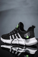 Black Mesh Round Toe Platform Casual Sports Shoes