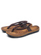Brown EVA Open Toe Platform 3cm Slippers
