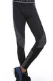 Black and Grey Plus Size Contrast Linking Adjustable Waist Sports Tight Quick Dry Men Pants for Sports Fitness Outdoor