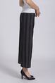 Black and Gray Three Quarter Pants for Casual Party Office