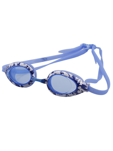 White and Blue Sport Goggles for Swim