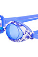 White and Blue Sport Goggles for Swim