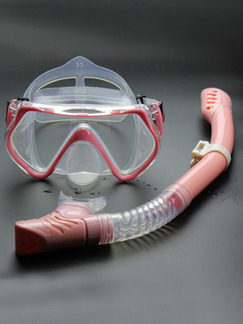 Pink Goggles for Snorkeling