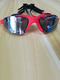 Black and Red Sport Goggles for Swim
