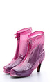 Pink PVC Waterproof  Shoes for Rain 
