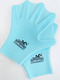 Blue Adults Unisex Webbed Gloves Swimwear for Swimming Snorkeling
