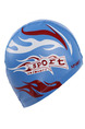 Blue Red and White Men Paint-Coat Located Printing Cap Swimwear for Swimming