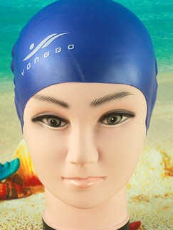 Blue Adults Unisex Waterproof Cap Swimwear for Swimming