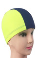 Blue and Yellow Children Commom Contrast Cap Swimwear for Swimming
