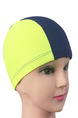 Blue and Yellow Children Commom Contrast Cap Swimwear for Swimming