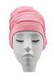 Pink Women Long-Hair Ear Protection Cap Swimwear for Swimming
