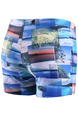 Colorful Plus Size Printed Quick Dry Adjustable Waist Swim Shorts Swimwear for Swimming