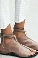 Brown and Black Leather Open Toe Platform Strappy 1cm Sandals