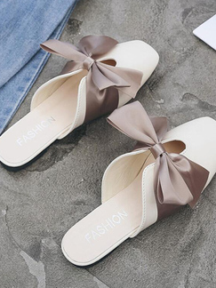 White Leather Round Toe Platform 1cm Flats for Casual
