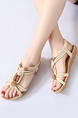 Beige Suede Open Toe Platform Ankle Strap Sandals