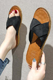 Black and Brown Suede Open Toe Platform Sandals