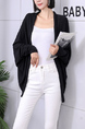 Black Long Sleeve Cardigan for Casual Office