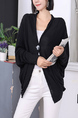 Black Long Sleeve Cardigan for Casual Office