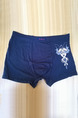 Blue Located Printing Boxer Brief Modal Underwear