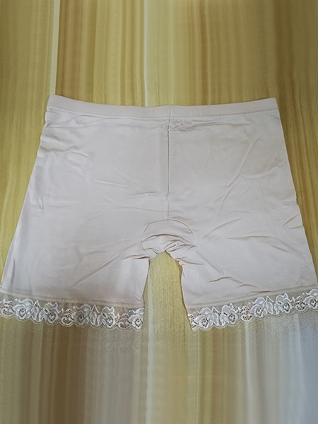 Beige Lace Linking Modal Panties