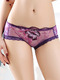 Purple Hipster Lace Panties 
