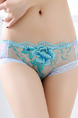 Blue Green Hipster Lace Panties