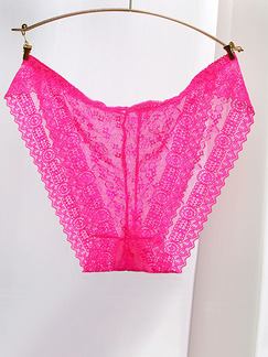 Purple Bikini Lace Panties