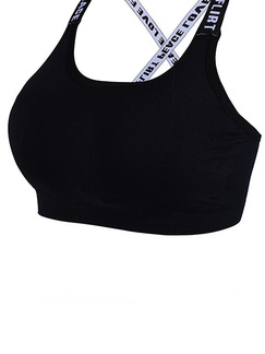 Black Rimless Sports Modal and Lace Bra