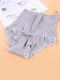 Grey Corset High Waist Blending Panties 
