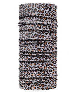 Leopard Unisex Outdoor Riding Multi-Function Leopard Polyester and Elasticity Scarves