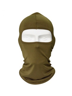 Brown Adults Outdoor Sun Protection Windproof Quick Dry Polyester and Elasticity Riding Mask