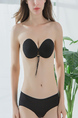 Black Stick On Silicone Bra