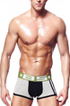 Gray Green And Black Boxer Brief Cotton Men Underwear