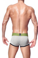 Gray Green And Black Boxer Brief Cotton Men Underwear