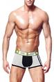 Gray Green And Black Boxer Brief Cotton Men Underwear