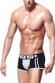 Black and Gray Boxer Brief Cotton Men Underwear