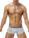 Gray Boxer Brief Cotton Men Underwear 