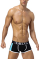 Black Boxer Brief Cotton Men Underwear