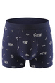 Blue Boxer Brief Cotton Men Underwear