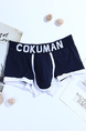 Navy Blue Boxer Brief Cotton Men Underwear