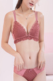 Pink Lace Two Piece Lingerie